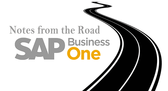 SAP Business One Notes from the road 2